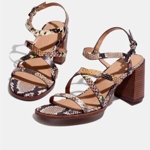 Madewell Edie Sandal Snakeskin